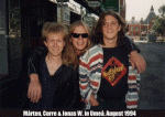 Mrten, Curre and Jonas W. in Ume, August 1994